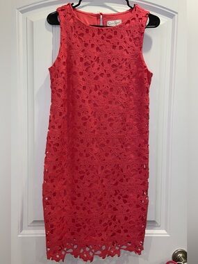 Jessica Simpson Pink Crochet Dress